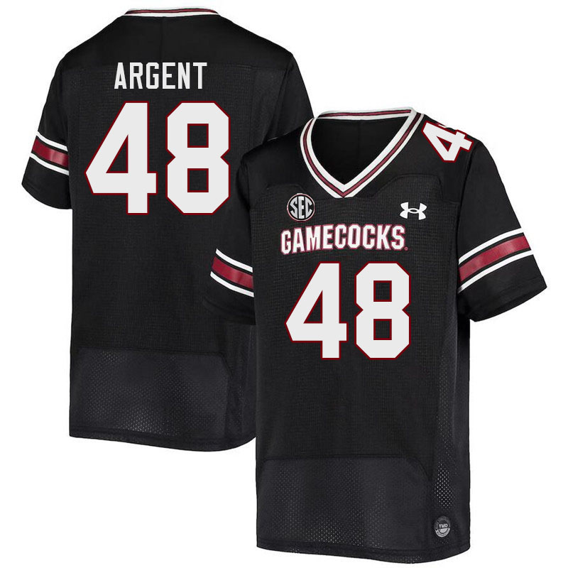 Men #48 Peyton Argent South Carolina Gamecocks 2023 College Football Jerseys Stitched-Black